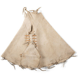 Plains Hide Model Tipi early 20th 3465cd