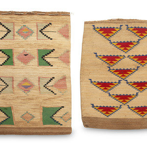 Pair of Large Nez Perce Corn Husk Bags
early