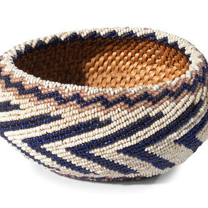 Paiute Beaded Basket mid 20th century basket 3465ff