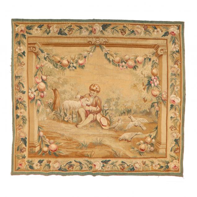 ANTIQUE CONTINENTAL TAPESTRY Late 348d9b