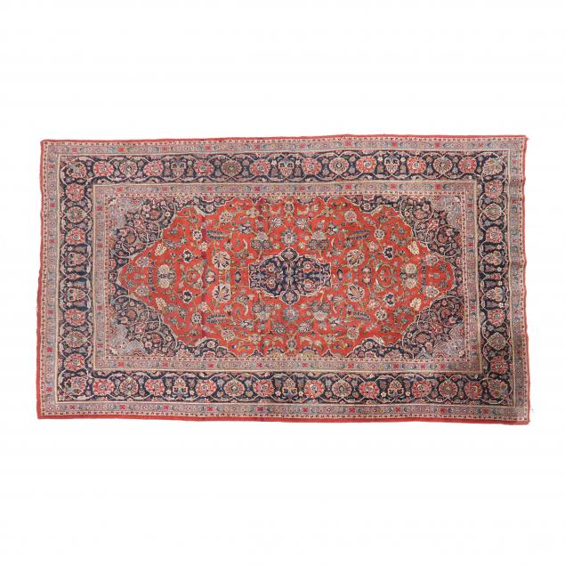 LILLIHAN CARPET Red field with
