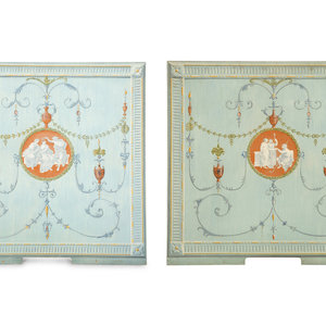 A Pair of Neoclassical Style Painted 348e66