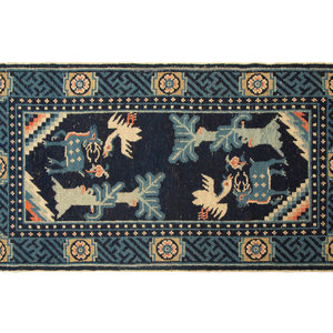Two Chinese Wool Area Rugs
20th