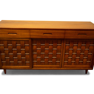 A Mid Century Modern Mahogany Credenza 348e9d