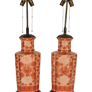A Pair of Kutani Porcelain Vases