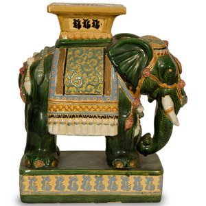 A Chinese Elephant Form Ceramic 348ee4