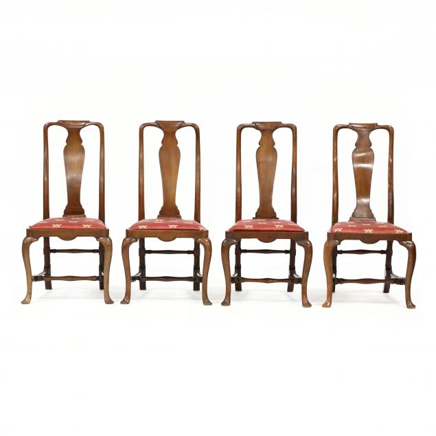 SET OF FOUR ENGLISH QUEEN ANNE