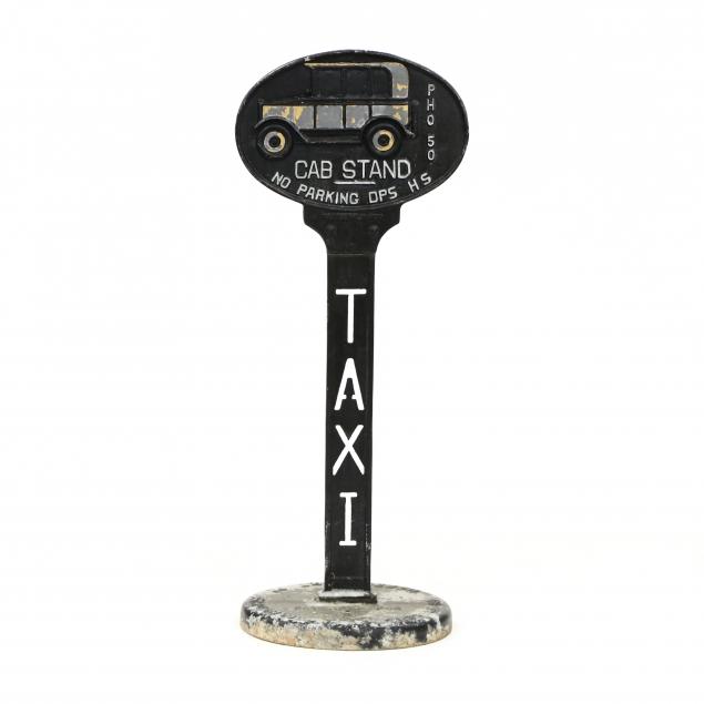 TAXI CAB STAND MARKER Early to