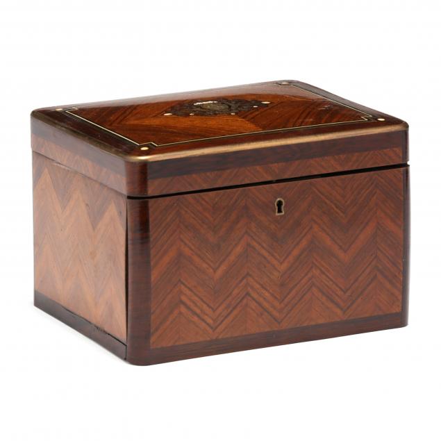 FRENCH PARQUETRY INLAID HUMIDOR 348f50