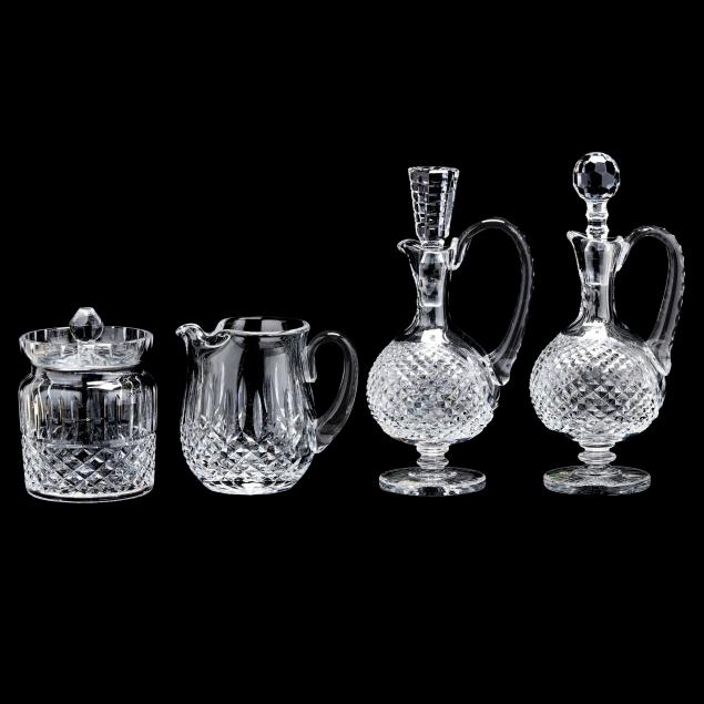 WATERFORD PAIR OF CRYSTAL DECANTERS  348ff7