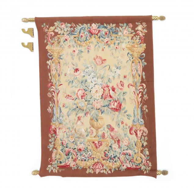 AUBUSSON STYLE HANGING TAPESTRY