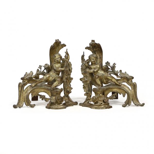 PAIR OF ANTIQUE FRENCH FIGURAL 34902e