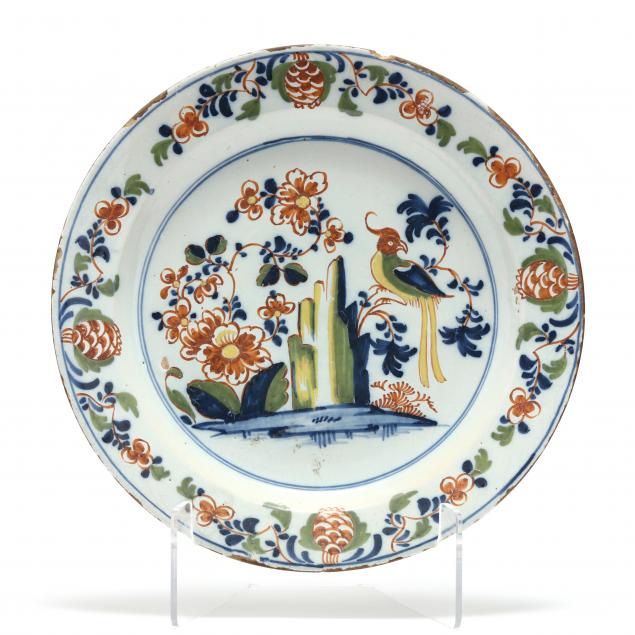 ENGLISH DELFT POLYCHROME CHARGER