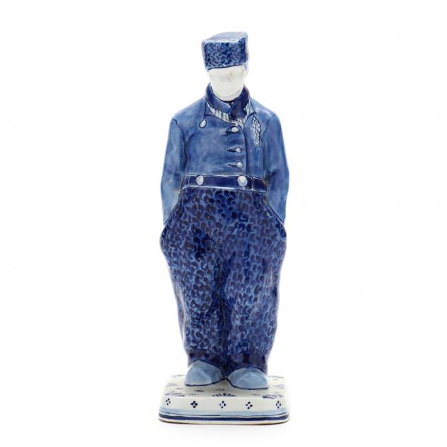 ROYAL DELFT FIGURE OF A MAN Date