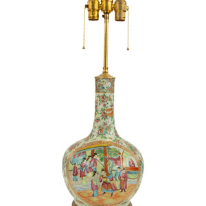 A Chinese Export Famille Rose Vase