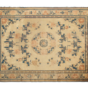 A Chinese Wool Rug 19th 20th Century 8 3490b6