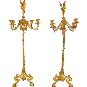 A Pair of Neoclassical Gilt Bronze 3490fc