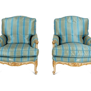 A Pair of Louis XV Style Painted