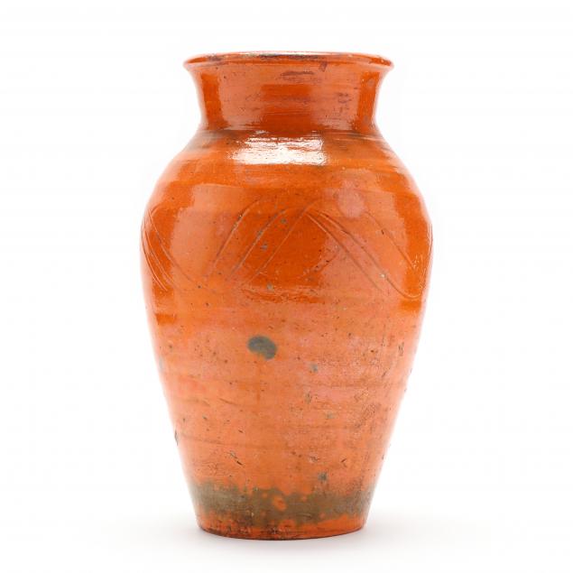 EARLY BALUSTER VASE, ATTRIBUTED