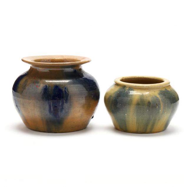 TWO LOW VASES ATTRIBUTED AUMAN 3491c8