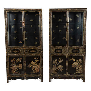 A Pair of Chinese Gilt Decorated 349220
