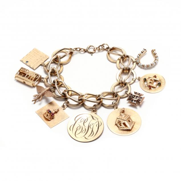 CHARM BRACELET Mixed link bracelet  3492d6