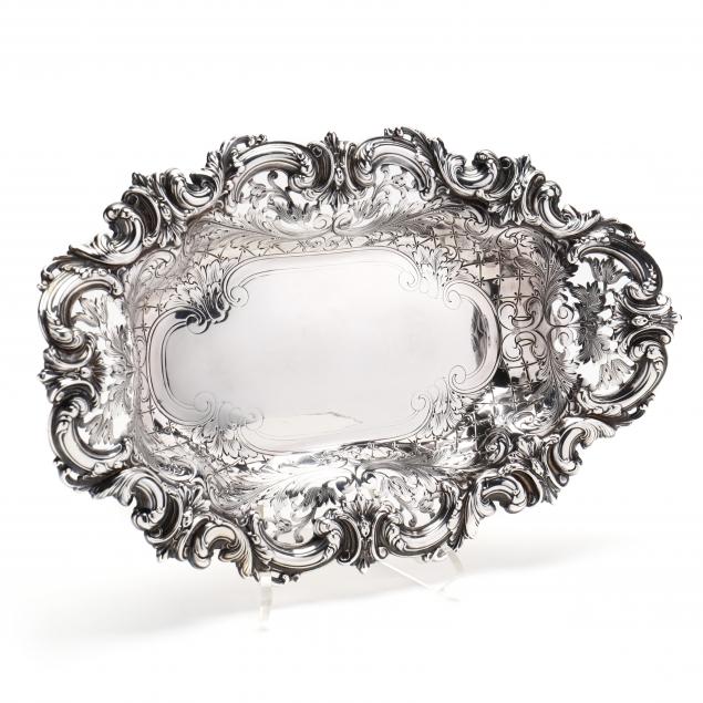 STERLING SILVER PIERCED BASKET,