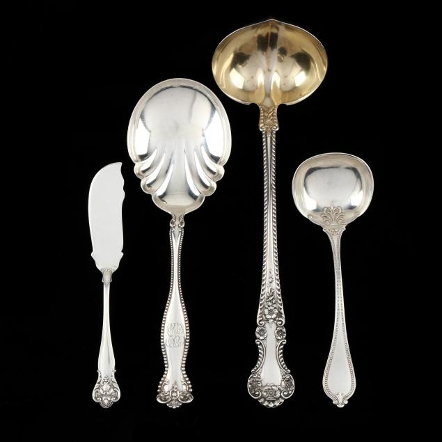 FOUR STERLING SILVER SERVERS To 349313