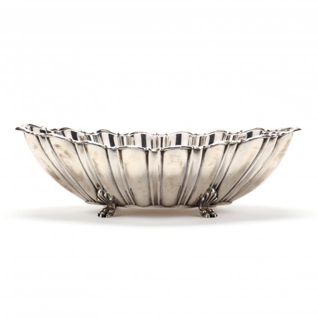 A STERLING SILVER FOOTED CENTER 34934a