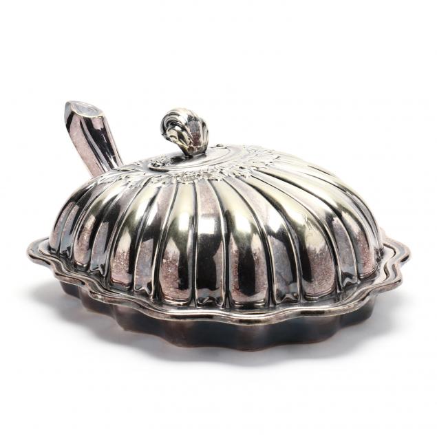 A VICTORIAN SILVERPLATE COVERED