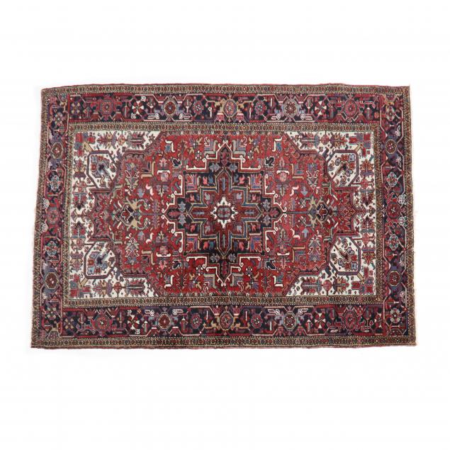 HERIZ RUG Center medallion on red 3493eb