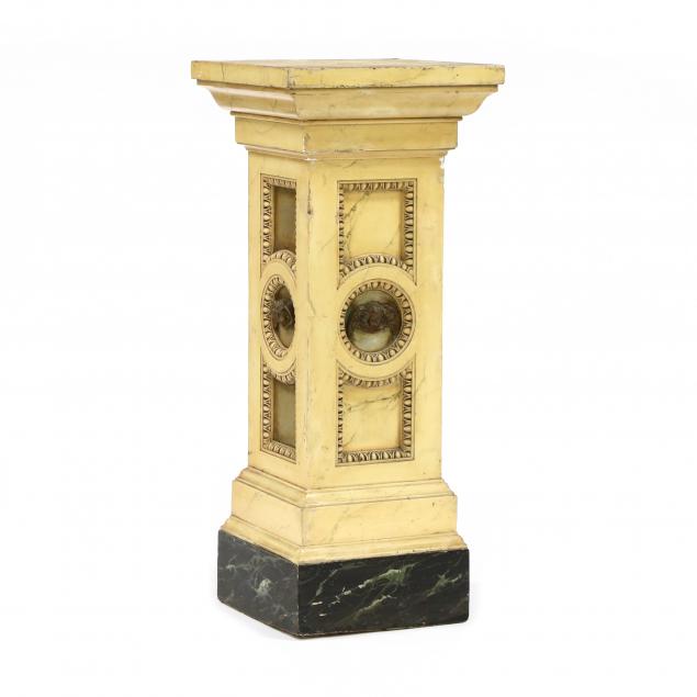 CONTINENTAL PAINT DECORATED PEDESTAL 349491