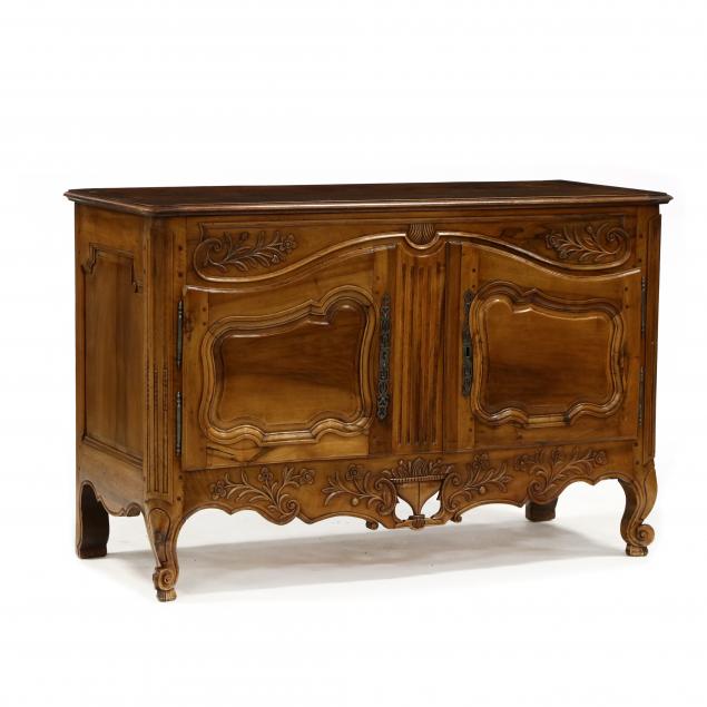 FRENCH PROVINCIAL CARVED WALNUT