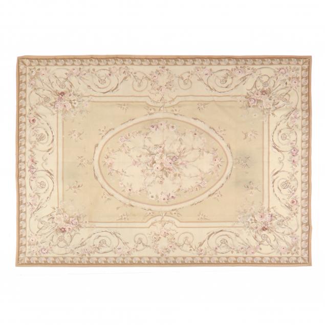 NEEDLEPOINT RUG In the Aubusson