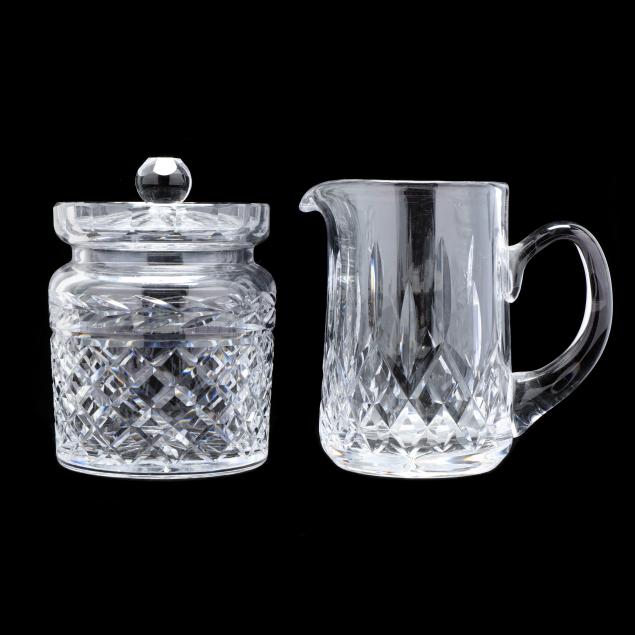 WATERFORD LISMORE PITCHER AND 349513