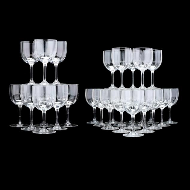 BACCARAT, SET OF (29) PIECES OF