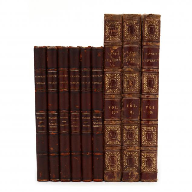 TWO 19TH CENTURY BOOK SETS, ONE