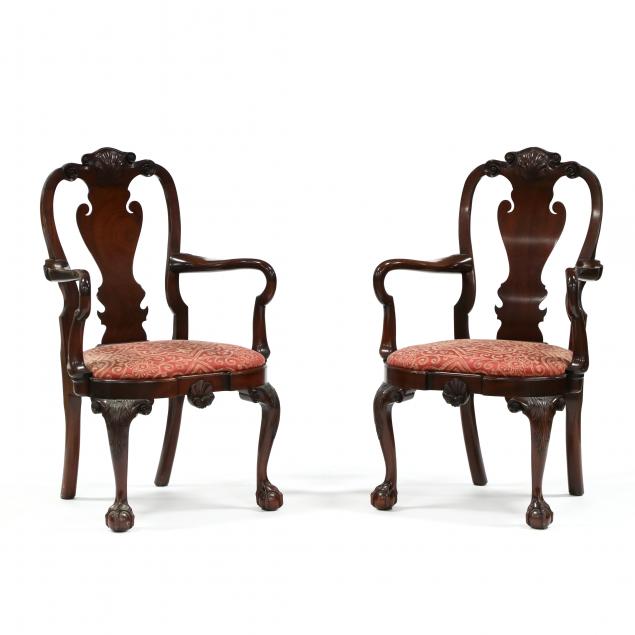 KINDEL, PAIR OF IRISH QUEEN ANNE