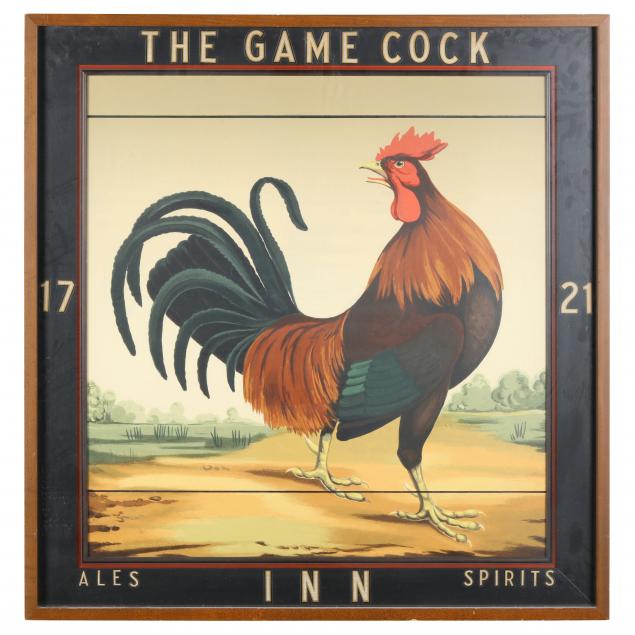 VINTAGE SIGN THE GAME COCK INN  3495ba