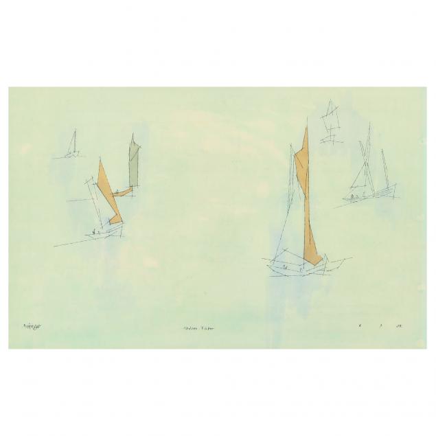 LYONEL FEININGER AMERICAN GERMAN  3495c4