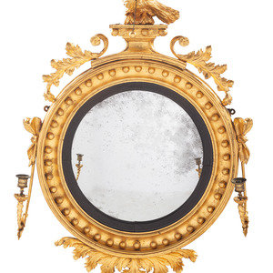 A Federal Style Giltwood Bullseye 3495ed