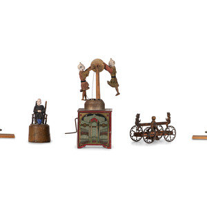 Six Figural Toys 20th Century comprising 349612