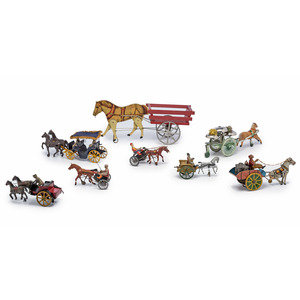 Eight Horse and Cart Toys
Late