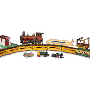 Fourteen Train-Related Toys and Accessories
20th