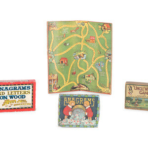 Three Milton Bradley Boxed Games
American,