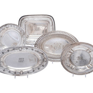 Five American Silver Serving Dishes
Late