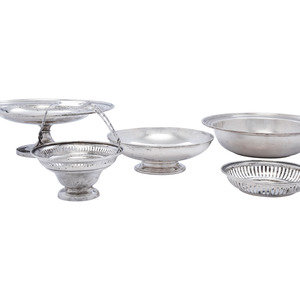 Five American Silver Bowls and 349687