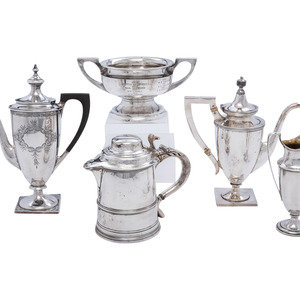 Five American Silver Table Wares 34968b