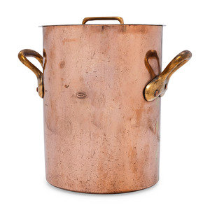 A French Copper Stock Pot with 349696
