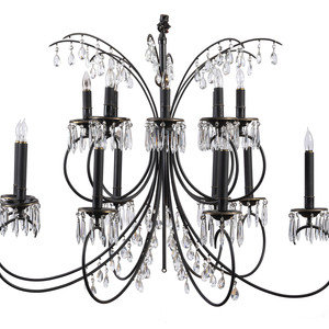 An Iron Chandelier from the Hotel